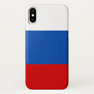 Funda Para iPhone X La bandera de Rusia