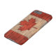 Funda De Case-Mate Para iPhone La bandera del vintage de Canadá apenó el diseño (Parte superior)