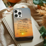 Funda Para iPhone 11 Pro La Biblia inspiradora contra Jeremiah 29:11 Cristi<br><div class="desc">Porque conozco los planes que tengo para ti, declara el Señor. Planes para prosperar y no dañarte, planes para darte esperanza y un futuro. Jeremiah 29:11 verso de la biblia en un hermoso regalo de fotografía del amanecer del océano con tu nombre personalizado. Este estuche para iPhone de cita inspiradora...</div>