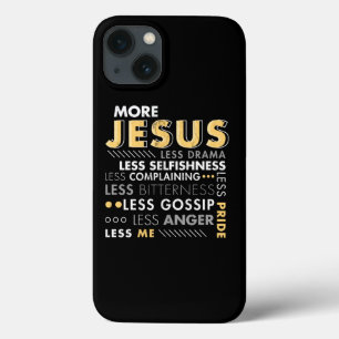 Funda Para iPhone 13 La Biblia Verse Más Jesús Menos Yo Regalo Religios