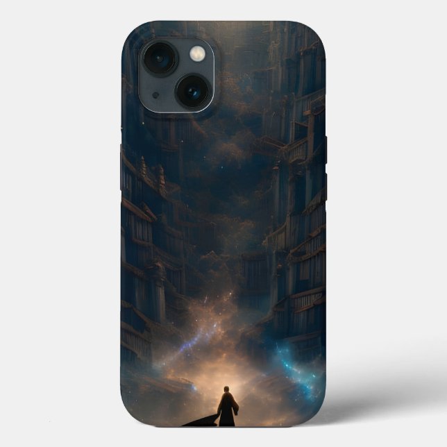 Funda De Case-Mate Para iPhone La Biblioteca Edificante (Reverso )