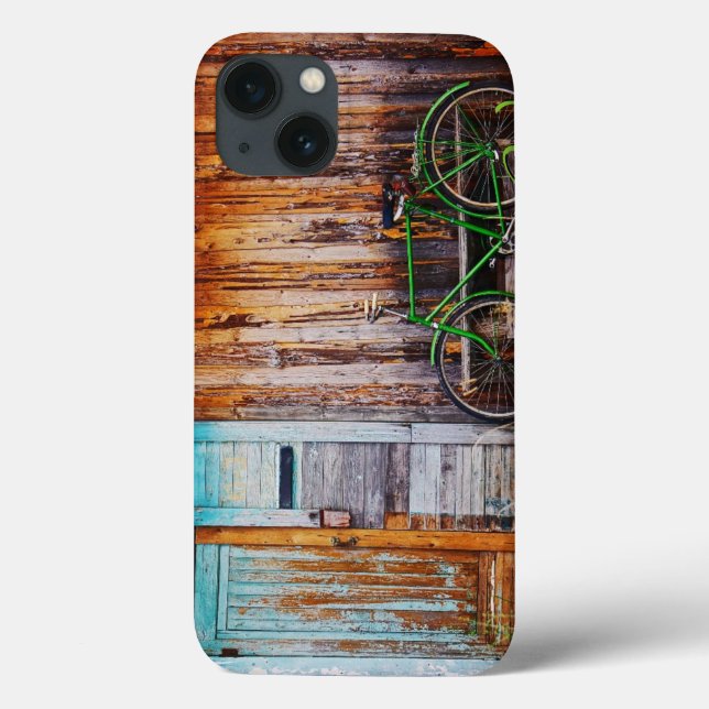 Funda De Case-Mate Para iPhone La bicicleta verde 1 (Reverso)