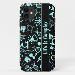 Funda Para iPhone 11 la bioquímica azul acuática moderna es compleja
