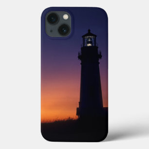 Funda Para iPhone 13 La bola de sol cae en el horizonte colorido