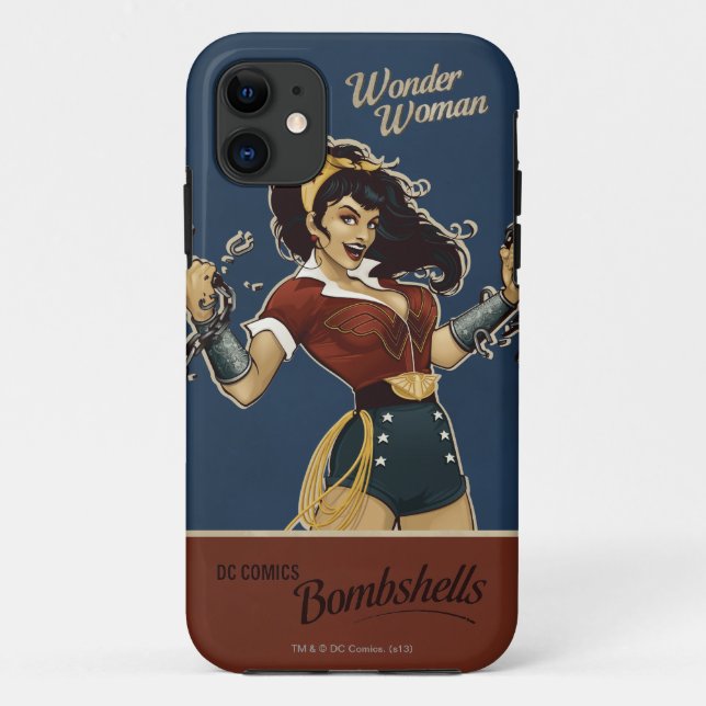 Funda De Case-Mate Para iPhone La bomba de la mujer de las maravillas (Reverso)