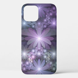 Funda Para iPhone 12 La cama de flores reluciente arte fractal