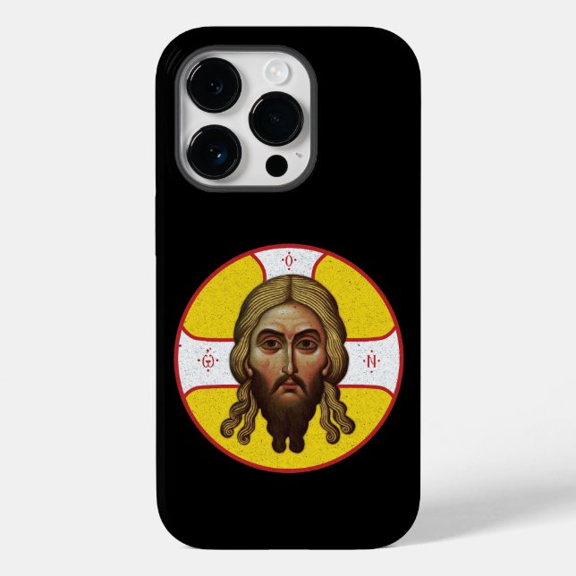 Funda De Case-Mate Para iPhone La Cara Del Icono Ortodoxo De Cristo (Reverso )