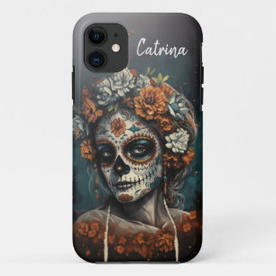 Funda Para iPhone 11 La Catrina Espíritu Eterno Día de los Muertos