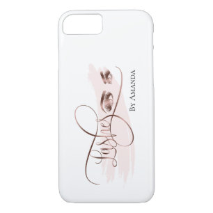 Funda Para iPhone 8/7 La ceja del maquillaje observa el oro subió los