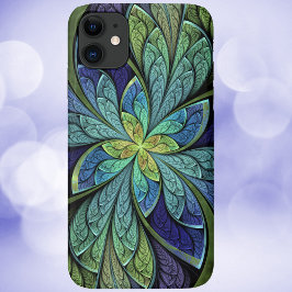 Funda Para iPhone 15 La Chanteuse IV Abstract Stained Glass Pattern