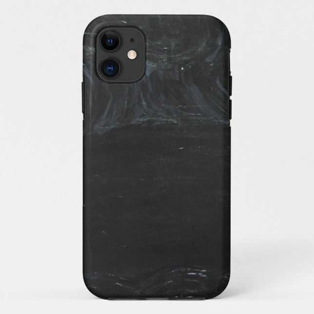 Funda De Case-Mate Para iPhone La charca negra (minimalism negro) (Reverso)