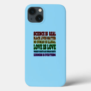 Funda Para iPhone 13 La ciencia es la verdadera materia de vidas negras