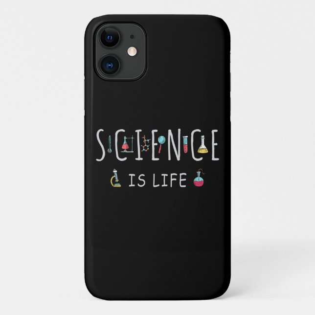 Funda De Case-Mate Para iPhone La ciencia es la vida (Reverso)