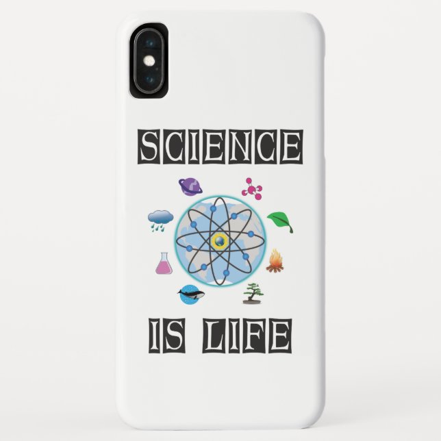 Funda De Case-Mate Para iPhone La ciencia es la vida (Reverso)