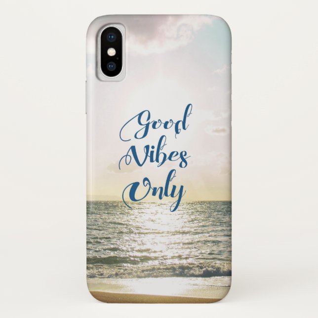 Funda De Case-Mate Para iPhone La cita de la "buena sensación solamente" sea (Reverso)