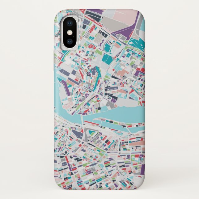 Funda De Case-Mate Para iPhone La ciudad de Amsterdam (Reverso)