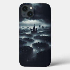 Funda Para iPhone 13 La ciudad de la noche de la oscuridad