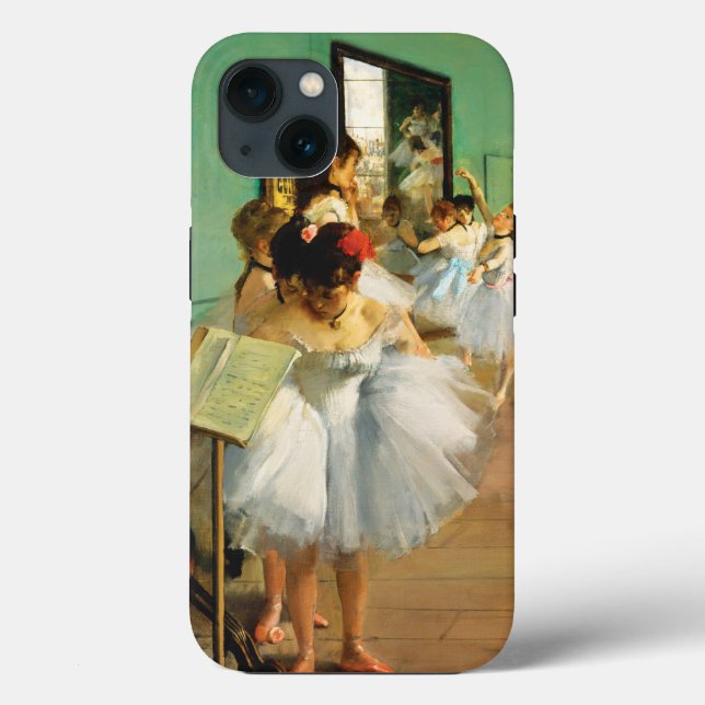 Funda De Case-Mate Para iPhone La clase de danza (1874) de Edgar Degas (Reverso )