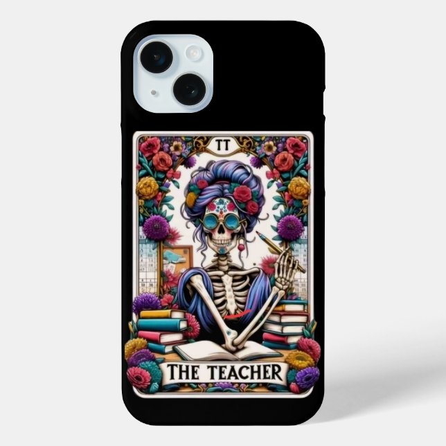 Funda De Case-Mate Para iPhone La Colección de Cartas del Tarot del Profesor (Reverso )