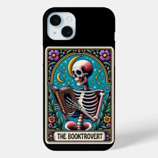 Funda Para iPhone 15 Mini La colección de tarjetas Booktrovert Tarot