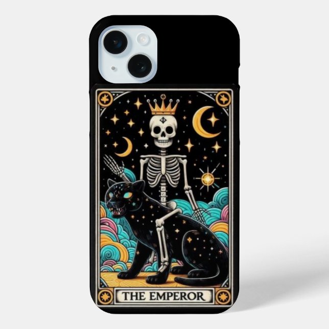 Funda De Case-Mate Para iPhone La colección de tarjetas Emperador Tarot (Reverso )