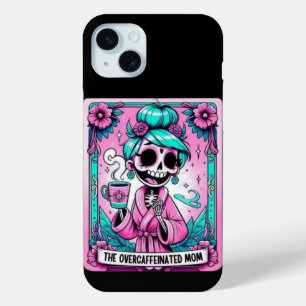 Funda Para iPhone 15 Mini La colección de tarjetas Tarot de Mamá sobrecafein