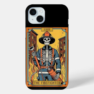 Funda Para iPhone 15 Mini La colección de tarjetas Tarot para bomberos