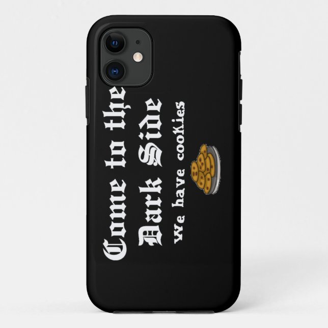 Funda De Case-Mate Para iPhone La comedia viene al lado oscuro (Reverso)