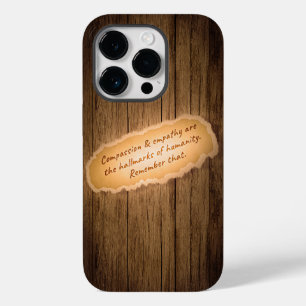 Funda Para iPhone 14 Pro De Case-Mate La compasión y la empatía son las marcas distintiv