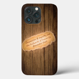 Funda Para iPhone 13 Pro La compasión y la empatía son las marcas distintiv