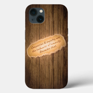 Funda Para iPhone 13 La compasión y la empatía son las marcas distintiv