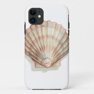 Funda Para iPhone 11 La concha rosa y crema