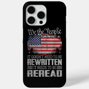 Funda Para iPhone 15 Pro Max La Constitución de la Bandera de Estados Unidos ne