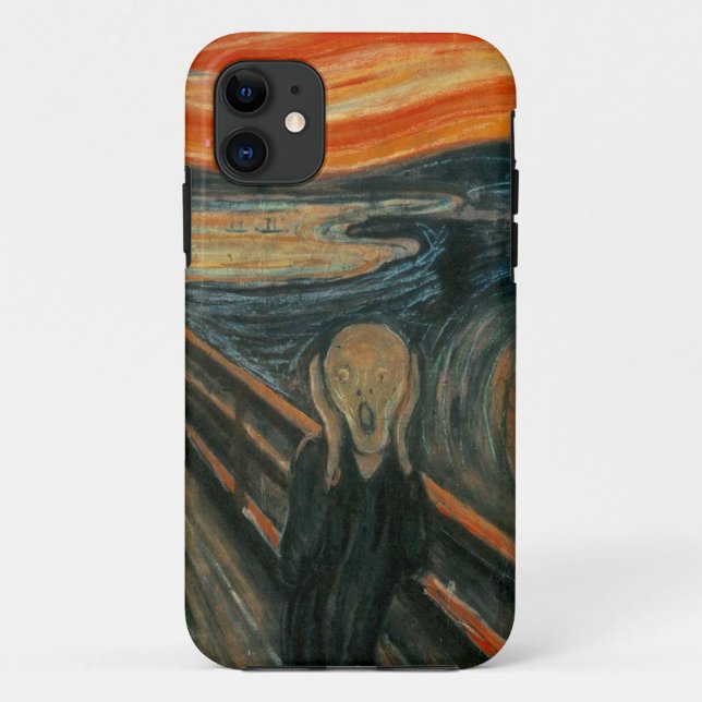 Funda De Case-Mate Para iPhone La crema de Edvard Munch (Reverso)