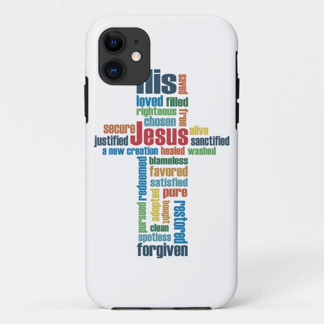 Funda De Case-Mate Para iPhone La cruz de Jesús (Reverso)