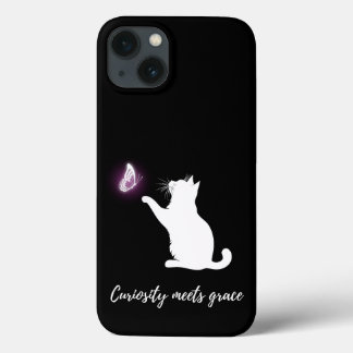 Funda Para iPhone 13 La curiosidad se encuentra con la gracia