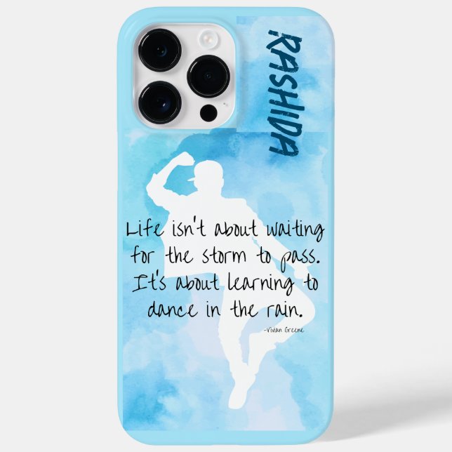 Funda De Case-Mate Para iPhone La danza en la lluvia Vivian Greene (Reverso)