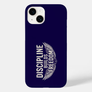 FUNDA PARA iPhone 14 DE Case-Mate LA DISCIPLINA CONSTRUYE LA LIBERTAD
