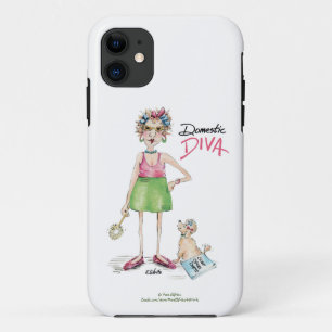Funda Para iPhone 11 La Diva Doméstica debe hacer tareas domésticas en