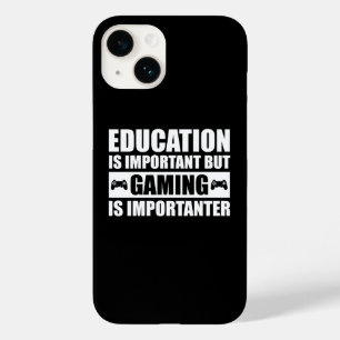 Funda Para iPhone 14 De Case-Mate La educación es importante, pero el juego es impor