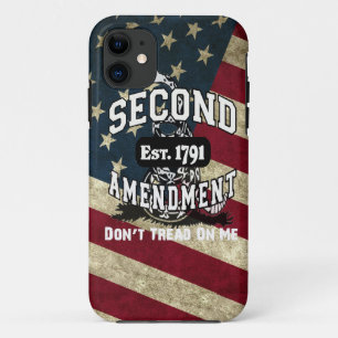 Funda Para iPhone 11 La enmienda de la bandera americana segunda no