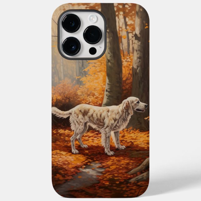 Funda De Case-Mate Para iPhone La escena inglesa en otoño se inspira (Reverso )