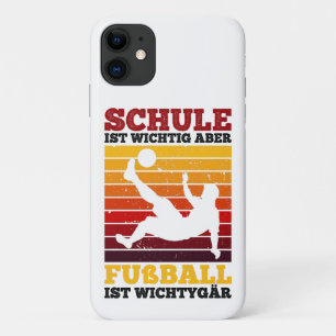 Funda Para iPhone 11 La escuela es importante, pero el fútbol es import