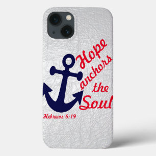 Funda Para iPhone 13 La esperanza ancla el verso de la biblia de