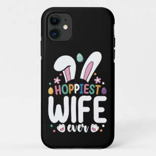 Funda Para iPhone 11 La esposa más feliz de la familia de huevos de con