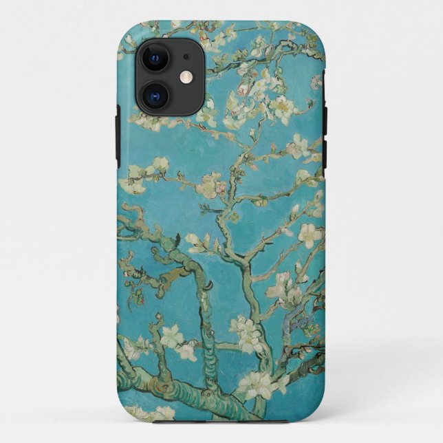 Funda De Case-Mate Para iPhone La flor de almendras de Van gogh (Reverso)