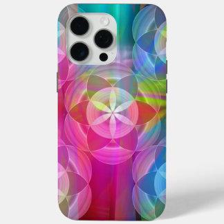 Funda Para iPhone 15 Pro Max La flor de la vida, los patrones geométricos