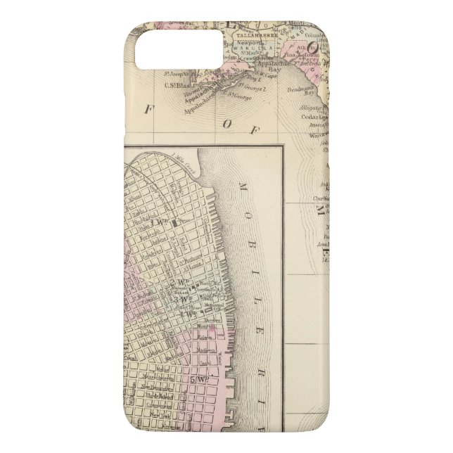 Funda De Case-Mate Para iPhone La Florida, móvil (Reverso)