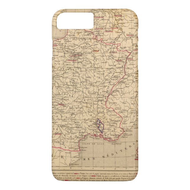 Funda De Case-Mate Para iPhone La Francia 1715 un 1774 (Reverso)