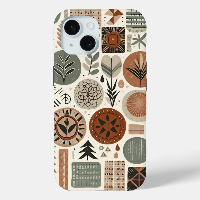 Funda De Case-Mate Para iPhone La geometría de la naturaleza (Reverso )